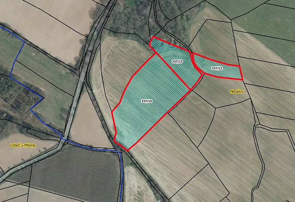 Prodej pole 20721 m²